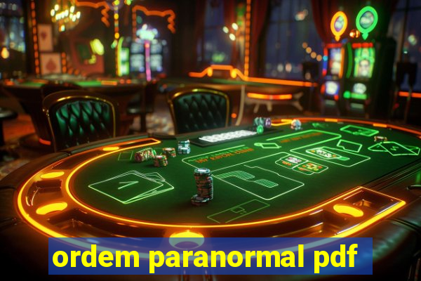 ordem paranormal pdf